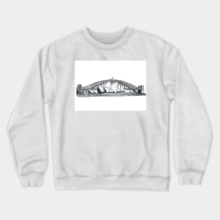 Sydney Harbour Bridge and Opera House Crewneck Sweatshirt